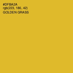 #DFBA2A - Golden Grass Color Image
